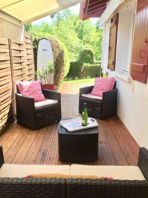 1Km Plage, Agreable Maison 6 Pers Classee 3* Hendaye Zewnętrze zdjęcie